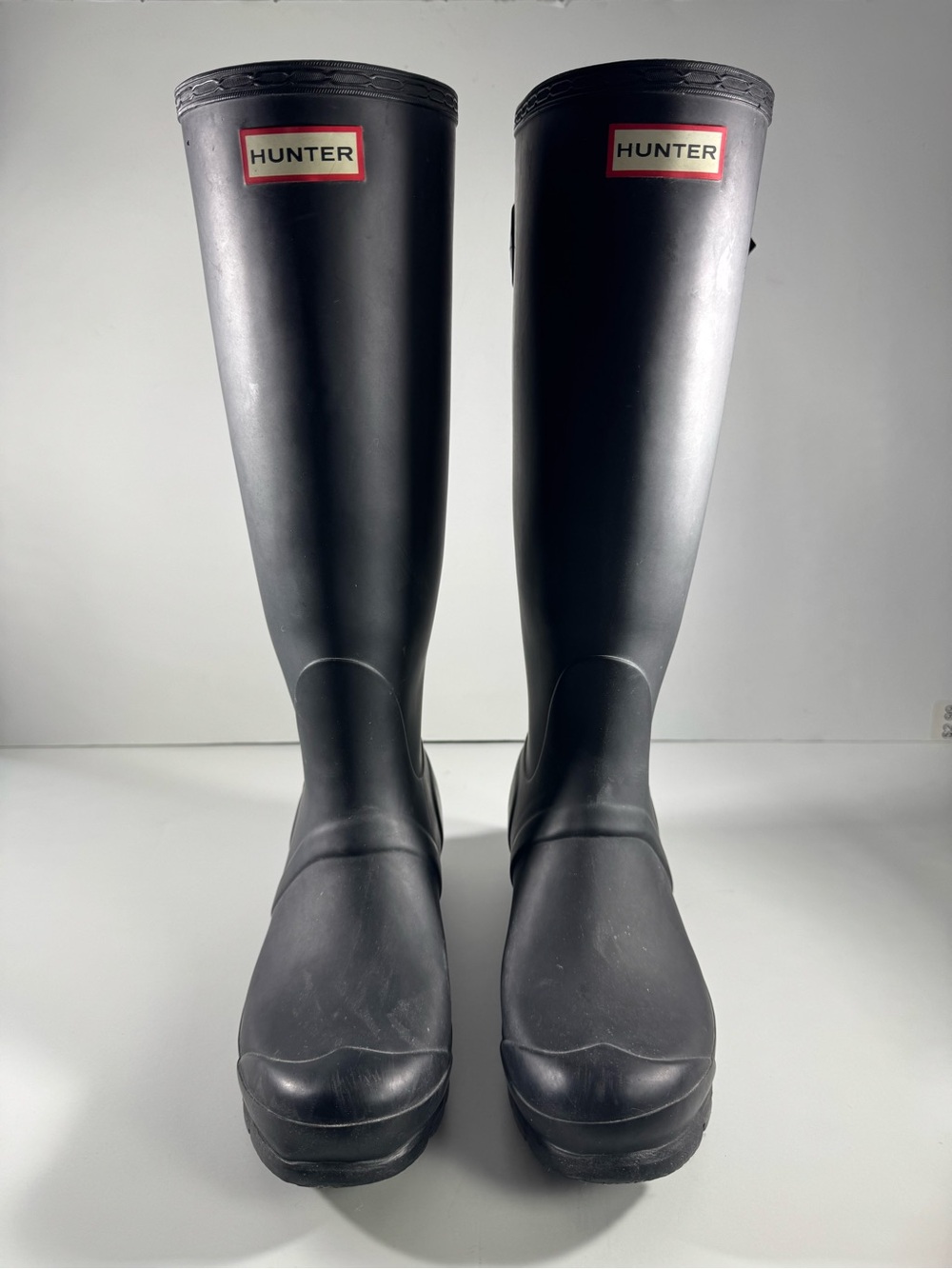 Hunter Black Tall Waterproof Rain Boots